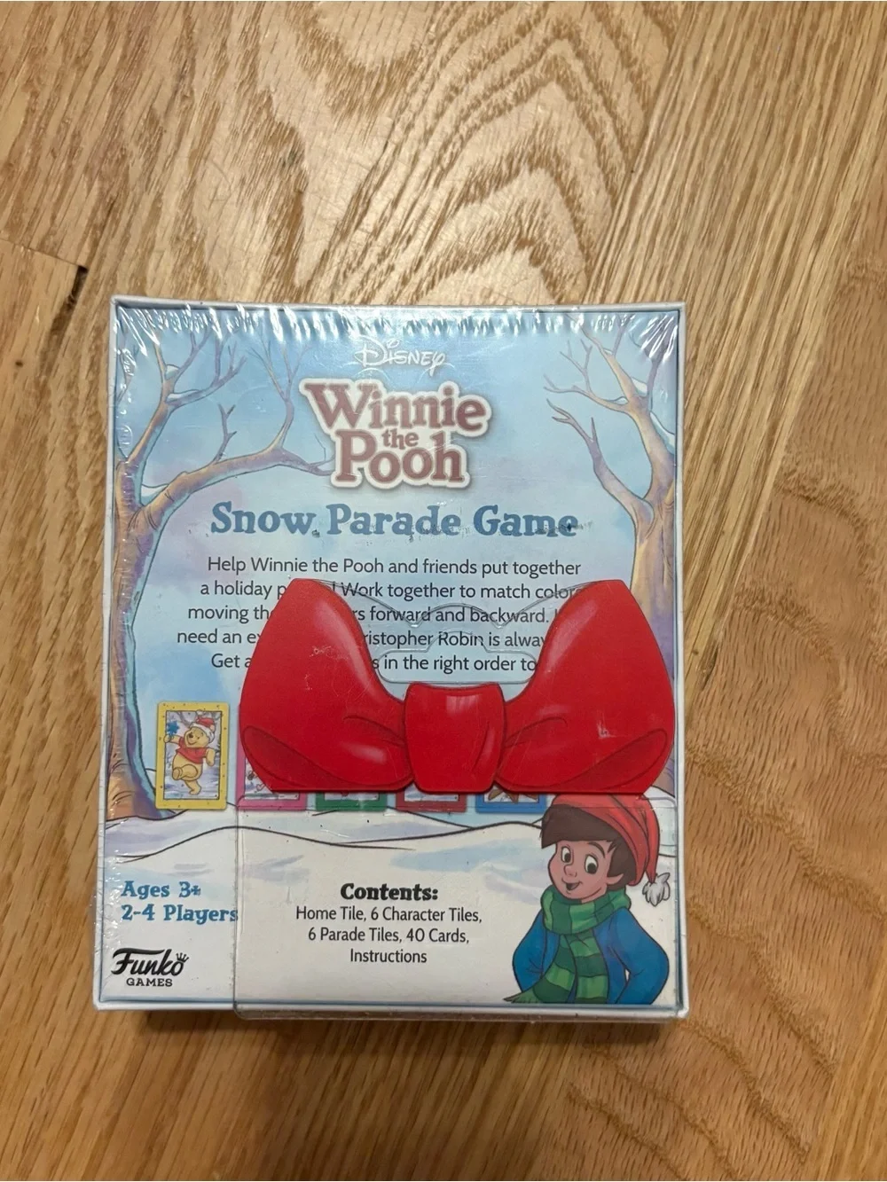 Disney Winnie the Pooh Snow Parade Game NEW Card
